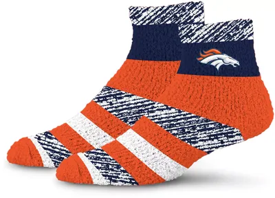 For Bare Feet Denver Broncos Rainbow Cozy Socks