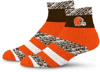 For Bare Feet Cleveland Browns Rainbow Cozy Socks