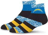 For Bare Feet Los Angeles Chargers Rainbow Cozy Socks