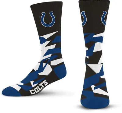 For Bare Feet Indianapolis Colts Shattered Camo Socks