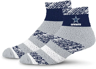 For Bare Feet Dallas Cowboys Rainbow Cozy Socks