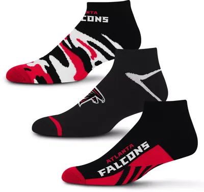 For Bare Feet Atlanta Falcons 3-Pack Camo Socks