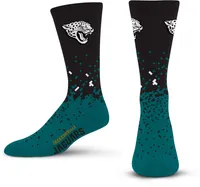 For Bare Feet Jacksonville Jaguars Spray Zone Socks