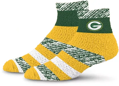 For Bare Feet Green Bay Packers Rainbow Cozy Socks