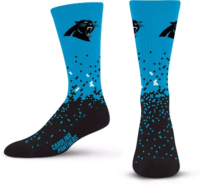 For Bare Feet Carolina Panthers Spray Zone Socks