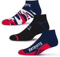 For Bare Feet New England Patriots 3-Pack Camo Socks