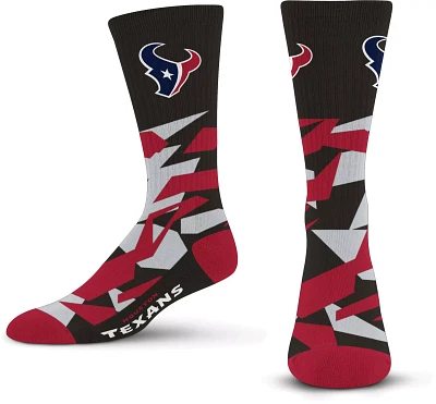 For Bare Feet Houston Texans Shattered Camo Socks