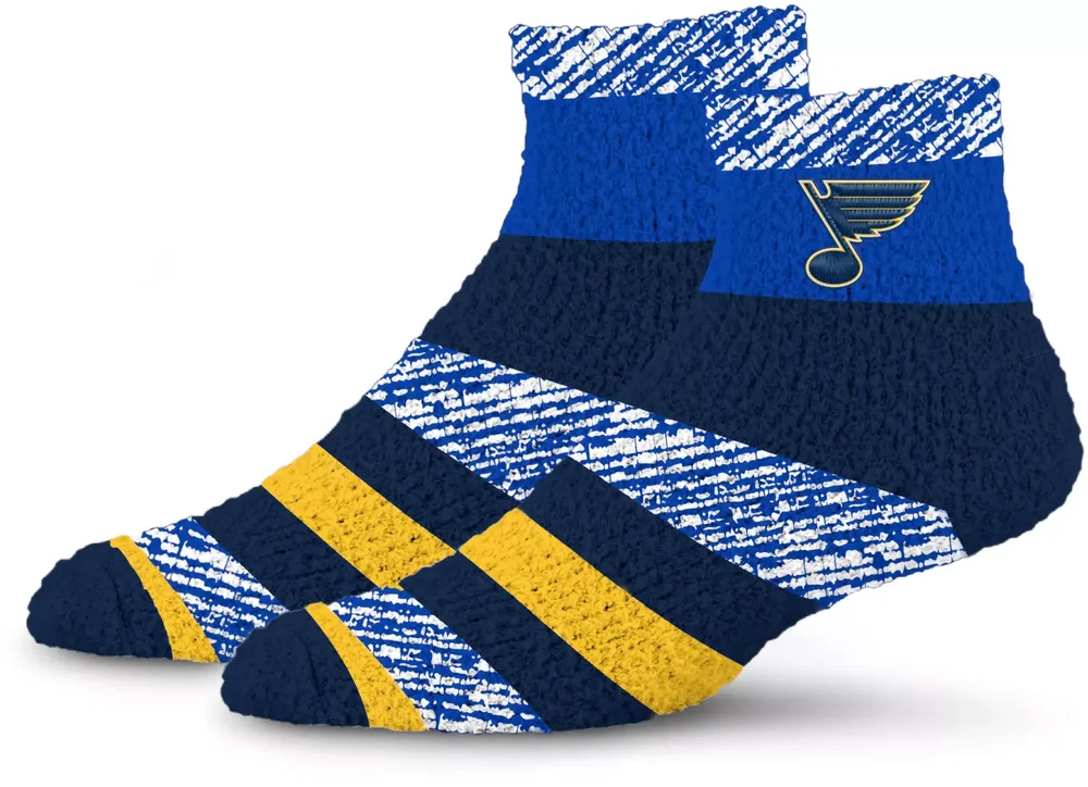 For Bare Feet Adult St. Louis Blues Rainbow Cozy Socks