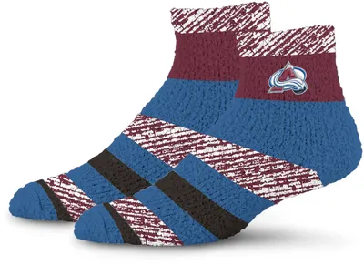 For Bare Feet Adult Colorado Avalanche Rainbow Cozy Socks