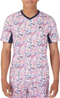 FILA Men's Solar Power Short Sleeve Printed V-Neck T-Shirt