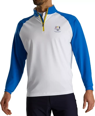 FootJoy Men's 2023 Ryder Cup Color Block Half-Zip Mid-Layer Sweatshirt