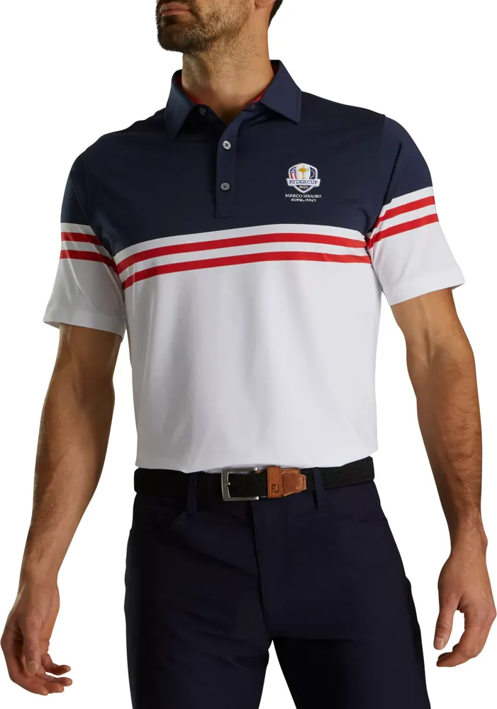 FootJoy Men's 2023 Ryder Cup Color Block Lisle Polo