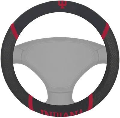 FANMATS Indiana Hoosiers Football Grip Steering Wheel Cover