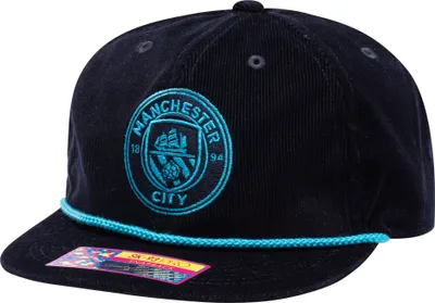 Fan Ink Manchester City Cord Navy Adjustable Hat