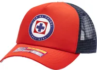 Fan Ink Cruz Azul Aspen Red Trucker Hat