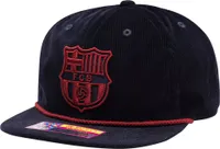 Fan Ink FC Barcelona Cord Navy Adjustable Hat