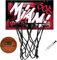 Franklin Miami Heat Over The Door Hoop Set