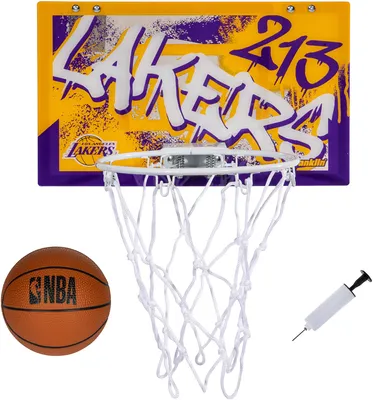 Franklin Los Angeles Lakers Over The Door Hoop Set