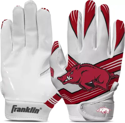 Franklin Youth Arkansas Razorbacks Receiver Gloves