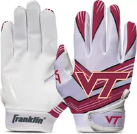 Franklin Youth Virginia Tech Hokies Receiver Gloves