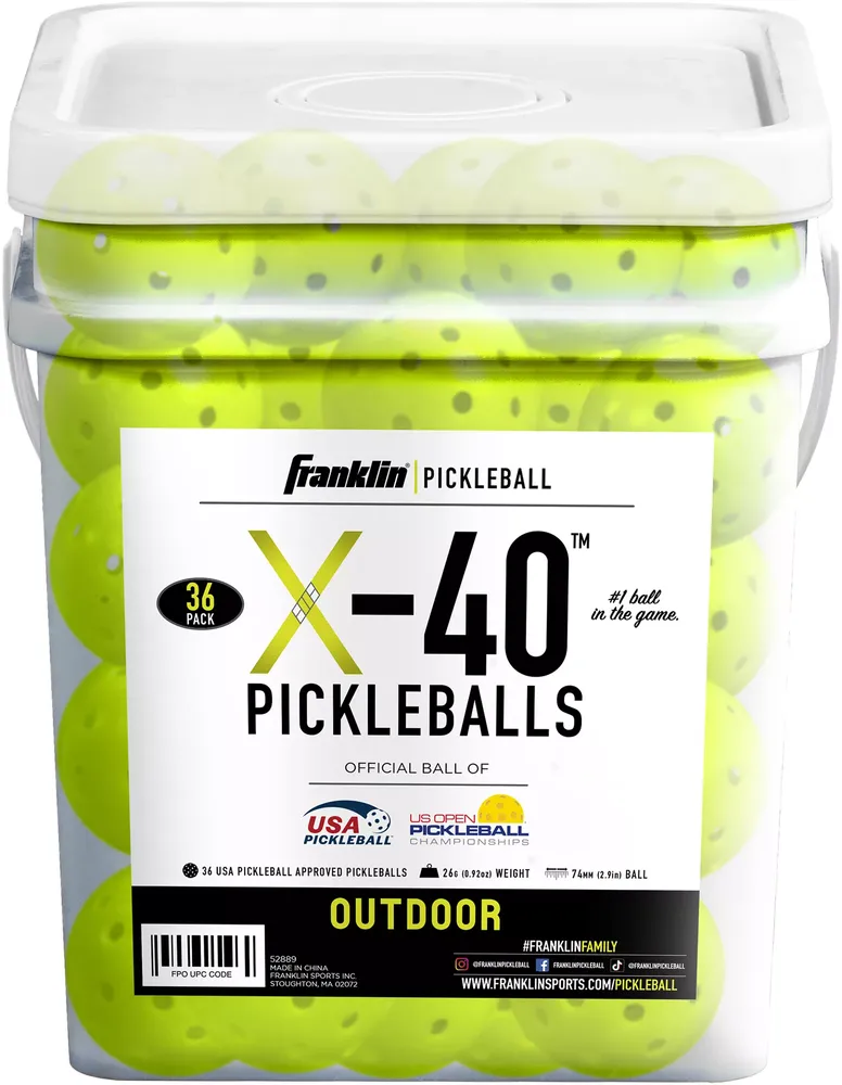 Franklin X-40 36-Pickleball Bucket