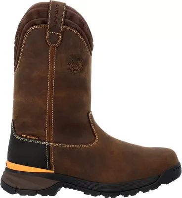Georgia Boots Men's 11" Pull-On Waterproof Work Boots