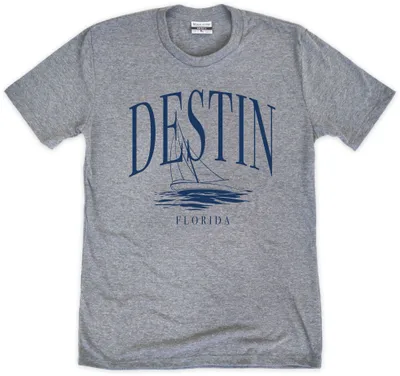 Where I'm From Adult Destin Boat T-Shirt