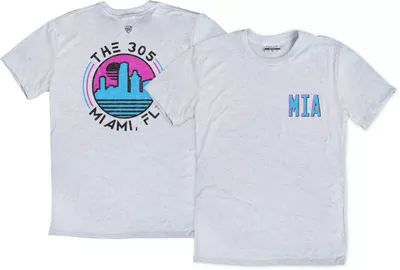 Where I'm From Miami White Circle Sky T-Shirt