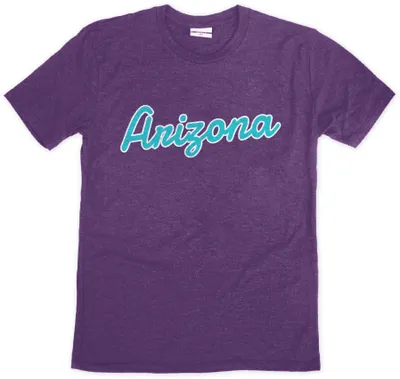 Where I'm From Arizona Purple City Script T-Shirt