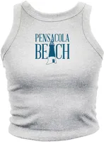 Where I'm From Women's Pensacola Beach Lighthouse Cropped Tank Top