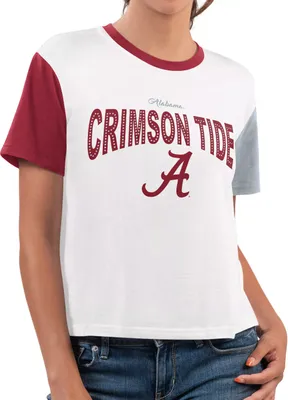 G-III for Her Women's Alabama Crimson Tide White Sprint T-Shirt