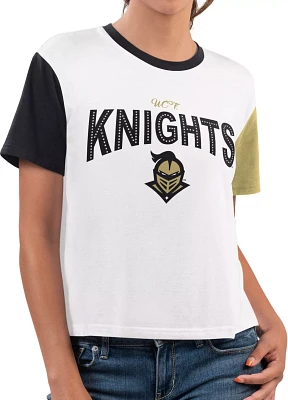 G-III for Her Women's UCF Knights White Sprint T-Shirt