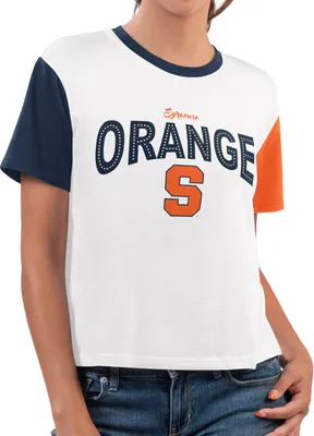 G-III for Her Women's Syracuse Orange White Sprint T-Shirt