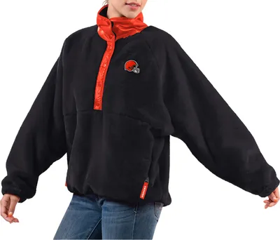 G-III for Her Women's Cleveland Browns Centerfield Brown Jacket