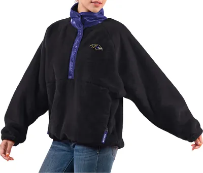 G-III for Her Women's Baltimore Ravens Centerfield Black Jacket