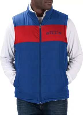 G-III Men's Buffalo Bills Royal High Side Reversible Vest