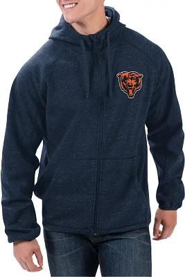 G-III Men's Chicago Bears Playmaker Navy Full-Zip Jacket