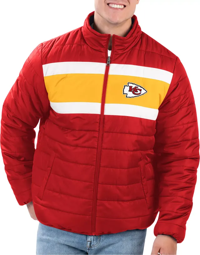 G-III Men's Kansas City Chiefs Red Baseline Reversible Full-Zip