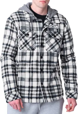 G-III Men's Dallas Cowboys Pickoff Plaid Sherpa Navy Jacket