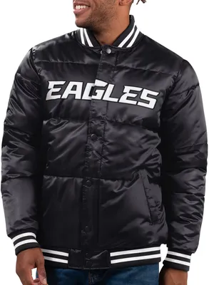 G-III Men's Philadelphia Eagles Green Puffer Snap Jacket