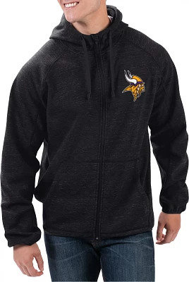 G-III Men's Minnesota Vikings Playmaker Black Full-Zip Jacket