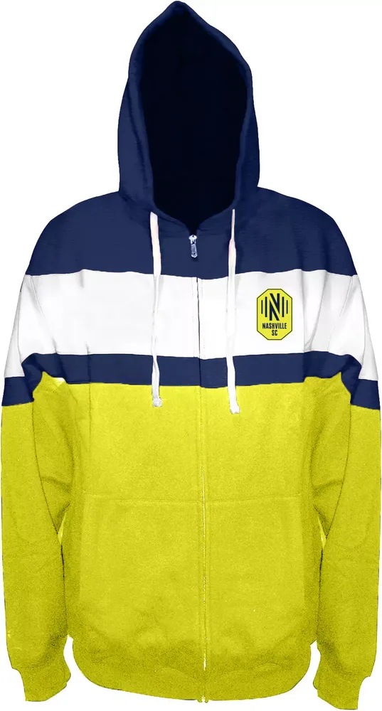 Profile Varsity Big & Tall Nashville SC Team Navy Full-Zip Hoodie