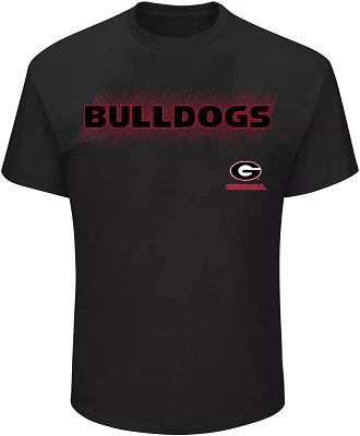 Profile Varsity Men's Georgia Bulldogs Black Big and Tall Logo T-Shirt