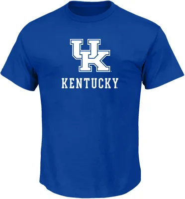 Profile Varsity Men's Kentucky Wildcats Blue Big and Tall Logo T-Shirt