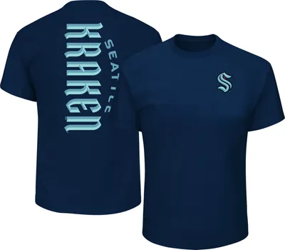 Profile Varsity Big & Tall 2-Hit Seattle Kraken T-Shirt