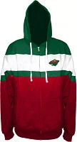 Profile Varsity Big & Tall Minnesota Wild Team Green Full-Zip Hoodie