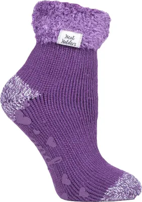 Heat Holders Women's Feather Cuff Lounge Socks