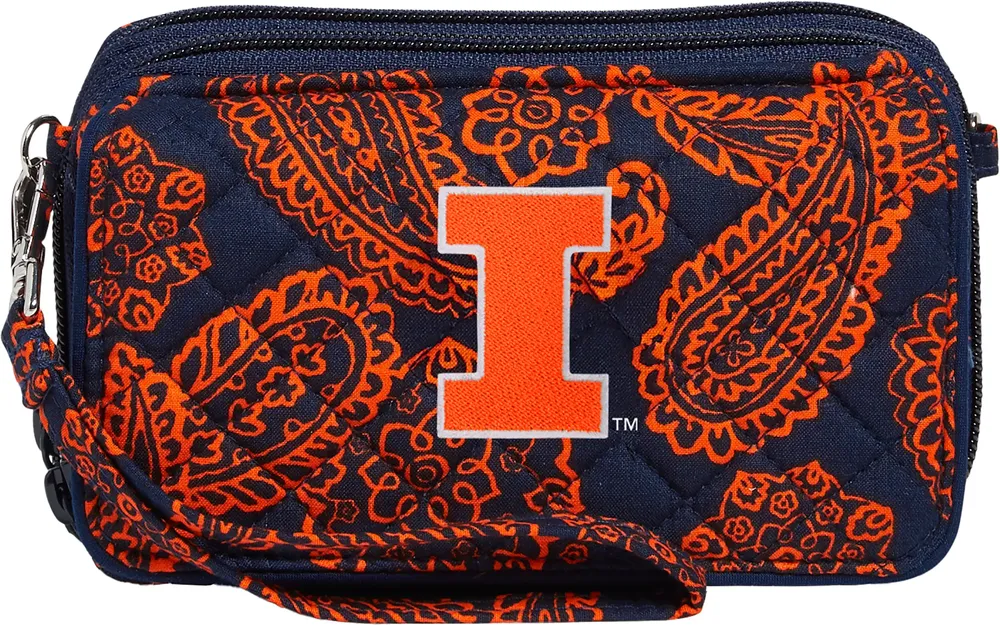 Vera Bradley Illinois Fighting Illini All In One RFID Crossbody Bag