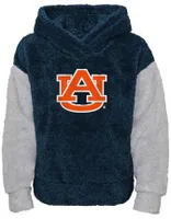 Gen2 Little Girls' Auburn Tigers Blue Fleece Teddy Hoodie