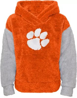 Gen2 Girls' Clemson Tigers Orange Fleece Teddy Hoodie